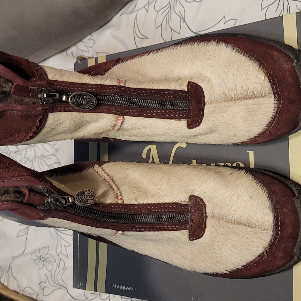 Pajar snow boot Shearling Lined Suede Calf Hair Size 9